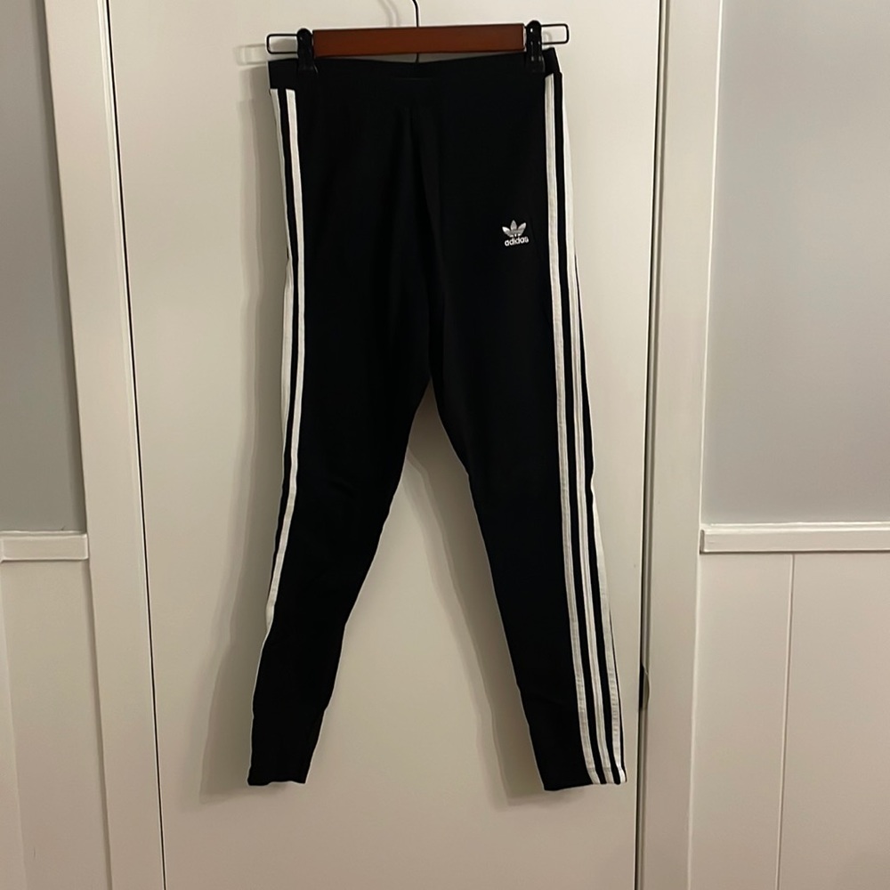 Adidas Leggings. Three stripes. Size Small.